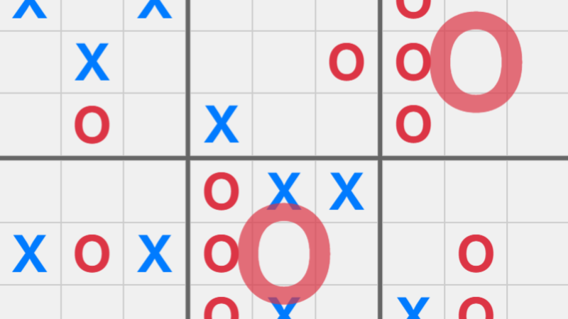 Ultimate Tic Tac Toe Preview
